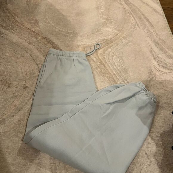 aritzia tna Sweatfleece Cozy Fleece Mega Sweatpant blue - Picture 1 of 2